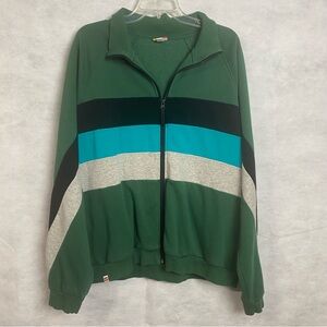Lego Collection x Target Men’s Zip Track Jacket Size XL Green Color Block